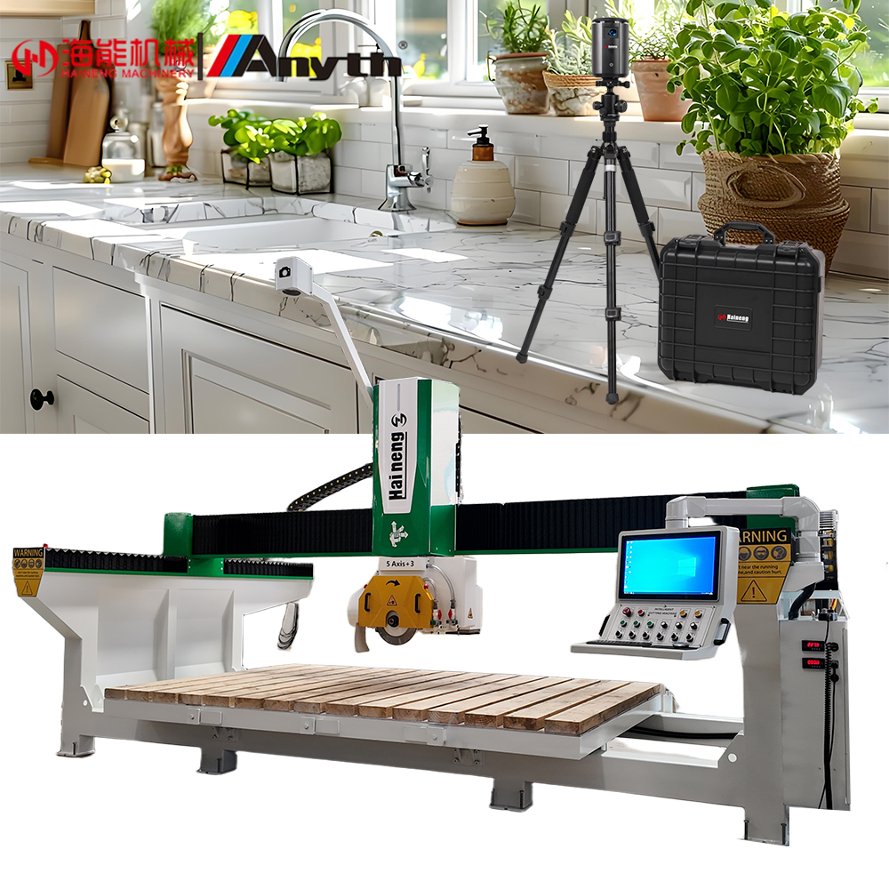 Libérez l'efficacité avec la machine de découpe de pierre à pont CNC à 5 axes dans la taille de la pierre