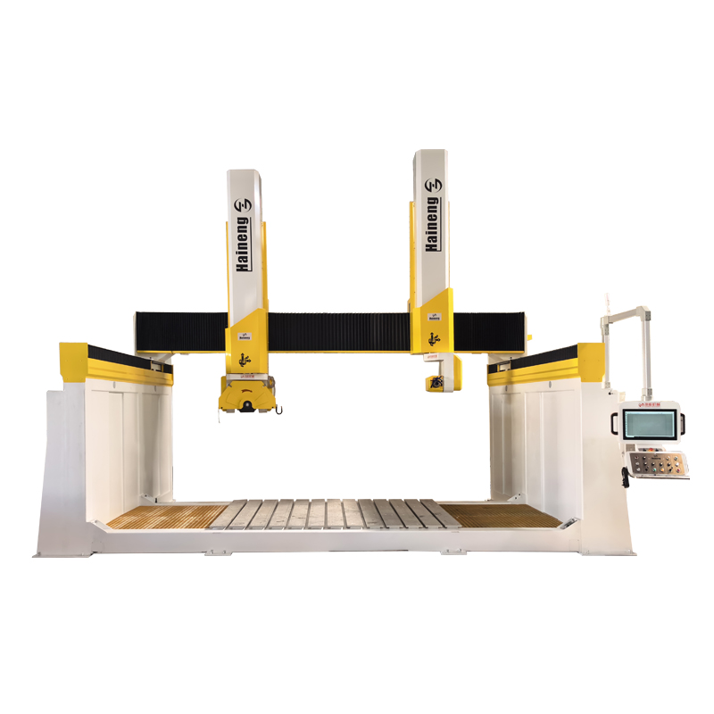 Centre d'usinage CNC à double tête 6 axes